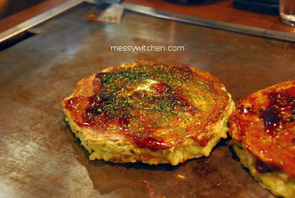 Pork Okonomiyaki @ Kiji, Shinumeda Shokudogai